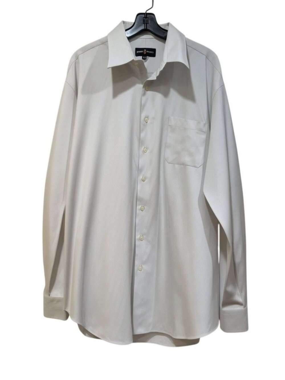 Robert Talbott -Thin Striped Grey/white Collar Dress Shirt Size 18.5/38  NEW WIT